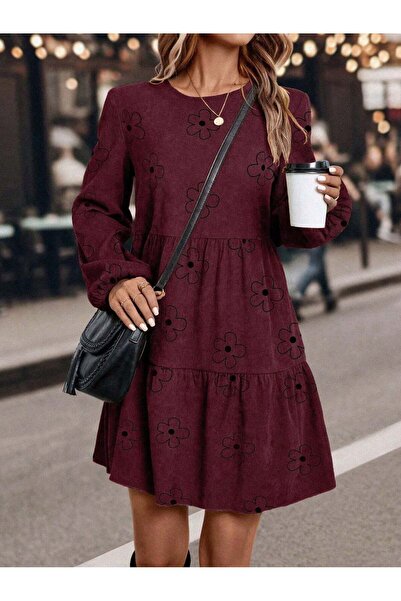 Sheya Rochie mini, bordo - XL