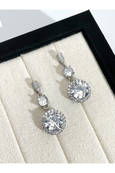 Take Two By Styli Embellished Dangle Earrings