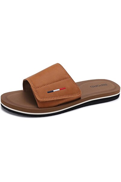 GENERAL Mens Adjustable Slides Sandals Slip On Sandals