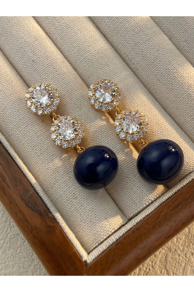 Take Two By Styli Embellished Dangle Earrings