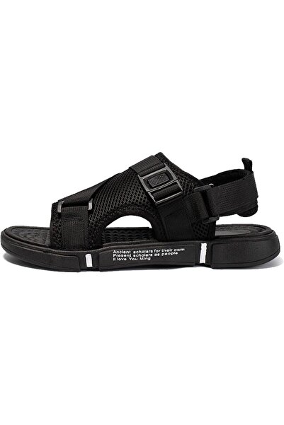 AioTio Open Toe Sandal Men Waterproof Adjustable Straps 2 Styles Non-Slip Sol...