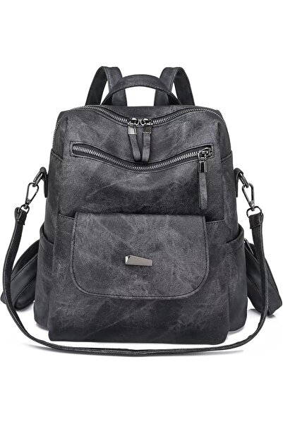 SYOSI PU Leather Backpack Purse for Women Fashion Multipurpose Design Handbag...