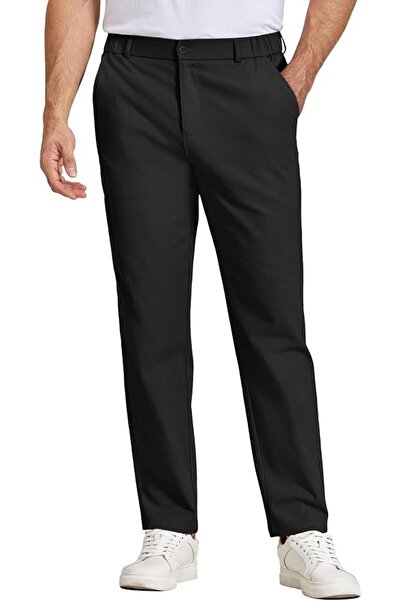 COOFANDY Mens Casual Chinos Pants Relaxed Fit Elastic Waist Khaki Trousers St...