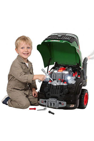 Generic Brand Jucărie motorizată pentru copii: Set de reparații auto din 60 d...