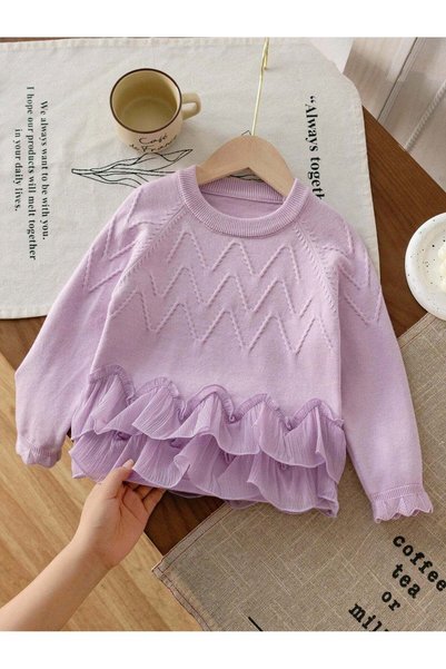 Sheya Sweater, purple - 4 years