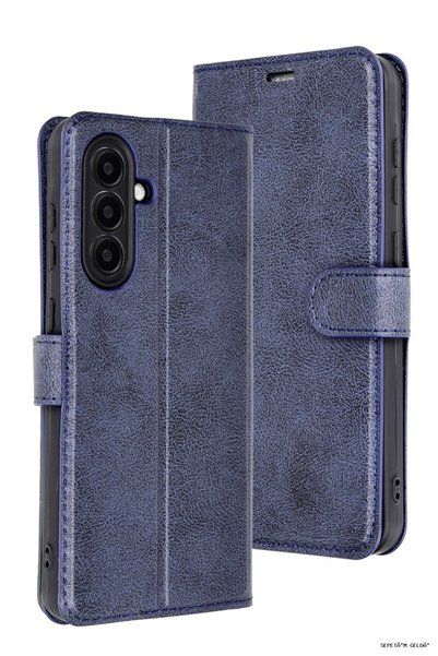 New Face حافظة SPT-GLD Newface Galaxy A56 Kılıf Tr S Plus (125425) - أزرق داكن