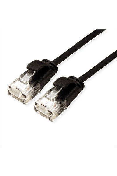 OEM UTP 2m Cat6a Μαυρο Slim LSZH