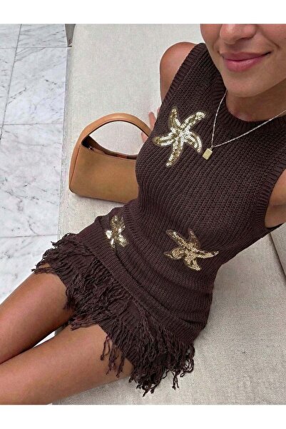 Sheya Rochie de plajă, maro - S