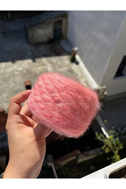 UYGUNİP Gül Pembe Kid Moher yün örgü ipi kazak ve kışlık örgüler için uygun