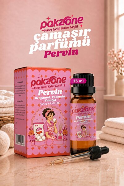 Pakzone Çamaşır Parfümü Difüzör Buhurdanlık Esansı Pervin 15 ml