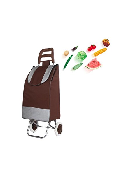 Generic Folding Aluminum Shopping Trolley Bag Market Roller Insulation Retrac...