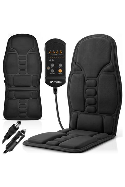 MalTec Saltea de masaj pentru scaun auto, cu vibrații și încălzire SeatVibe