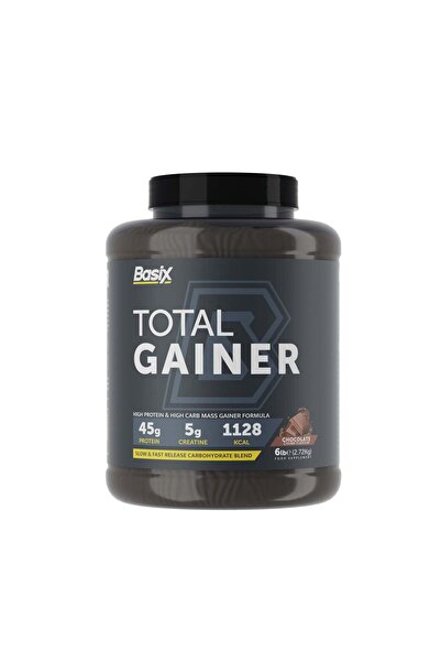 Basix Gain Total Gainer - High Protein Weight Gainer, Chocolate Chunk 6 LB