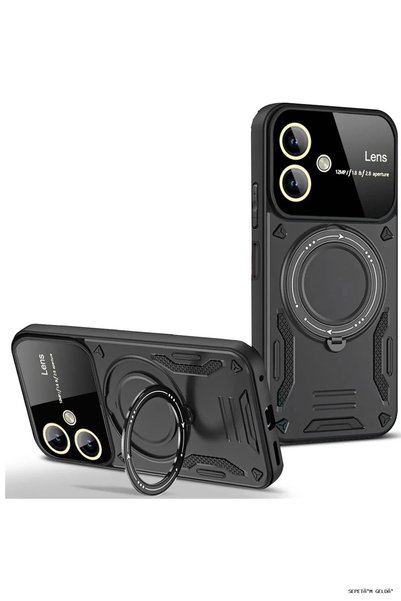New Face Spt-Gld Newface Galaxy A06 Case with Joy Lens Stand Cover (130251) -...
