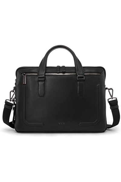 TUMI Harrison Sycamore Slim Briefcase, Black Bombe