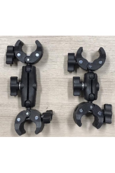 Ayarlanabilir Motosiklet Çift Yengeç Kelepçe Seti 9 inç + 12 inç (2'li Paket)