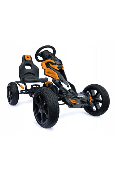 Joy4kids Kart cu pedale 1504 scout portocaliu