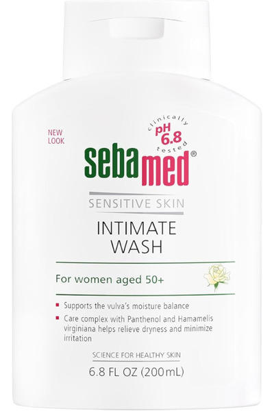 Sebamed غسول نسائي للمنطقة الحميمة لسن اليأس للنساء فوق سن 50 200 مل