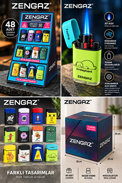 Zengaz 48’li Çakmak Standı ( Bakkal & Market ve Benzinliklere Özel)