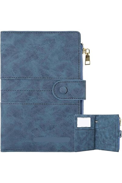 Yelajoy Genuine Leather Passport Holder and Card Holder Combo, Blocking Passp...