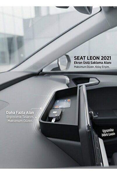 Leon MK4 Ekran Arkası Düzenleme Rafı Aksesuar
