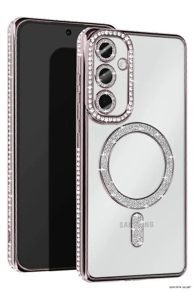 New Face حافظة SPT-GLD Newface Galaxy S25 Joke Simli Magneticsafe (124843) - فضي