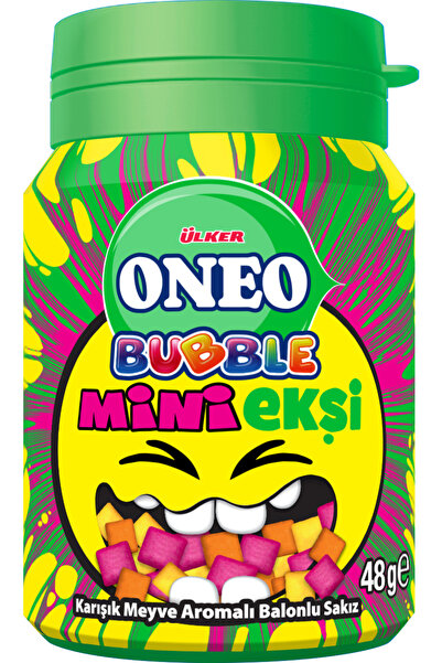 Ülker ONEO Bubble Mini Ekşi Draje - 48 gram - 12 Adet
