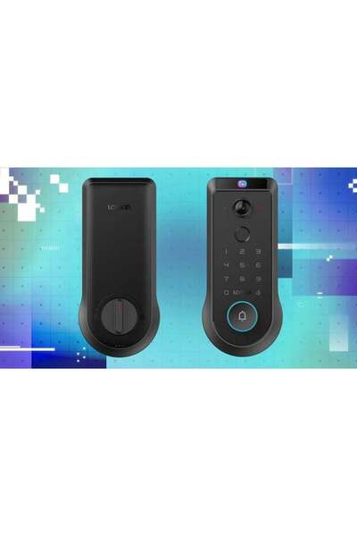 Lockin Veno Pro Palm Vein Video Smart Lock with 2K 180° Camera, Fingerprint R...