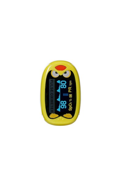 YONKER Oximetru de puls pentru copii, galben, model K1