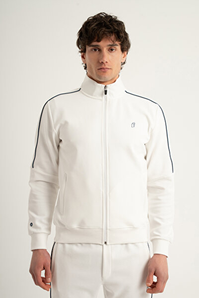 Airlife Stripe Agp 4 Full Length Zippered Men's Jacket with Stripe Detail and...