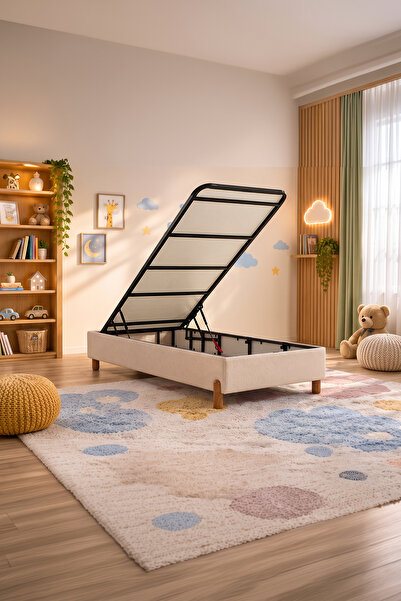 junior bedding Yatak Bazası Tek Kişilik | Sandıklı Baza | Yatak Altı Depolama...