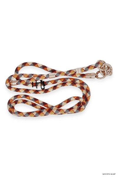 ONEGIF Spt-Gld Je Patterned Neck Strap (140808) - Orange