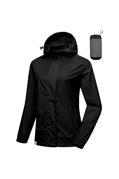 OtherMax Jachetă de Trekking pentru Femei Impermeabilă Rezistentă la Ploaie U...