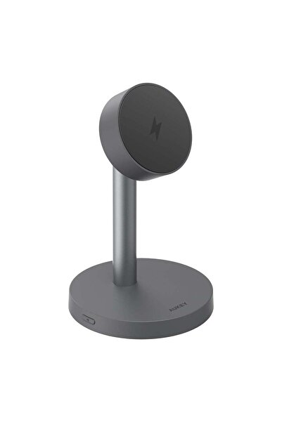 AUKEY MagFusion 1X LC-MC111, încărcător wireless magnetic Qi2.2 25W, suport r...