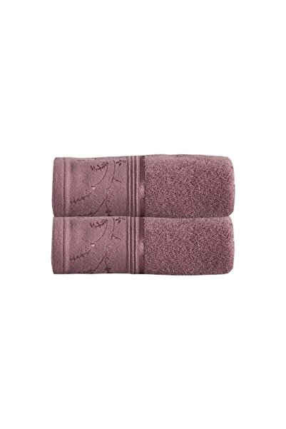 Özdilek 2 Pieces Ditsy 100% Cotton Hand and Face Towel 50 X 80