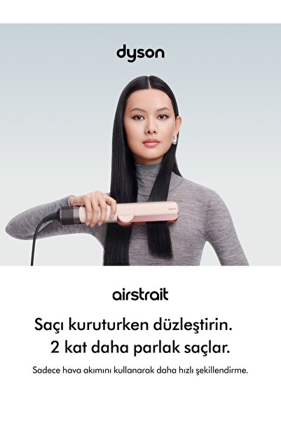 DYSON Airstrait™ ıslaktan kuruya saç düzleştirici (Ceramic Pink)