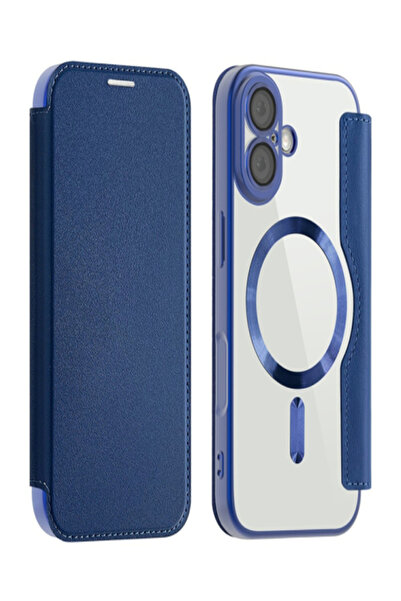 AUDIOX MagFlip Chrome » iPhone 17 - Husa MagBook, RFID protect, Leather frame |
