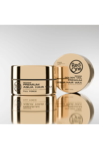 Red One Redone Golden Veil Premium Aqua Hair Wax 100 ML - Kolay Şekillendirme...