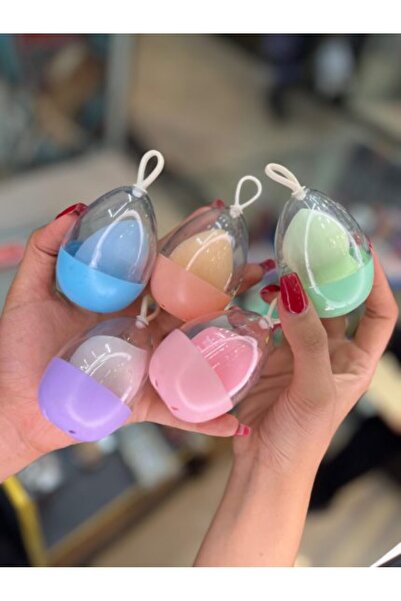 pasajdanal Makyaj Süngeri Kabı Yumurta Şekilli Beauty Blender Saklama Kutusu