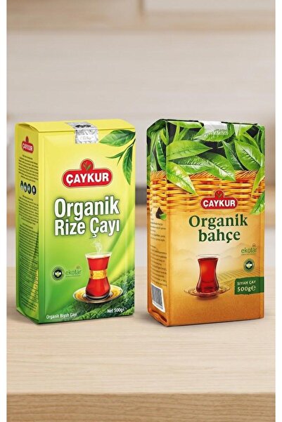 Çaykur Organic Garden Tea 500Gr and Organic Rize Tea 500Gr