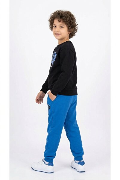 MİLAYS LİFE HOME COLLECTİON Boy's 3-Thread 100% Cotton Combed Colorful Tracks...