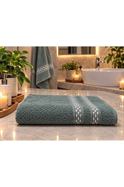 New Cotton Home منشفة حمام مصنوعة من القطن بنسبة 100%، مقاس 90x140 سم، ناعمة ...