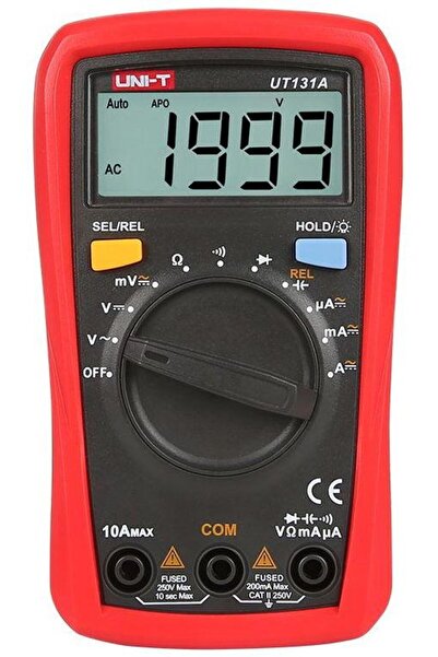Uni Multimetru digital T UT131A (Negru/Roșu)