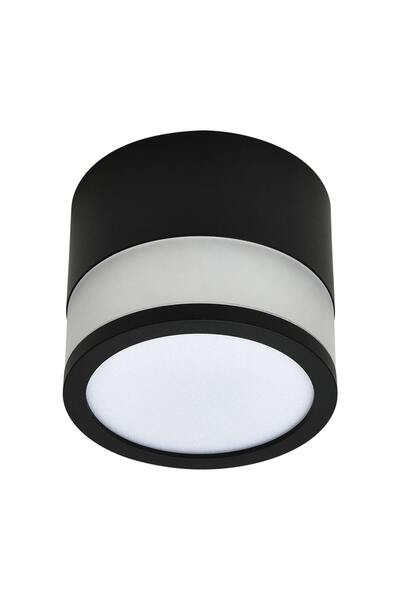 OEM Φωτιστικό LED Εξωτερικού Χώρου Στρογγυλό COB Μαύρο 7W Θερμό Λευκό