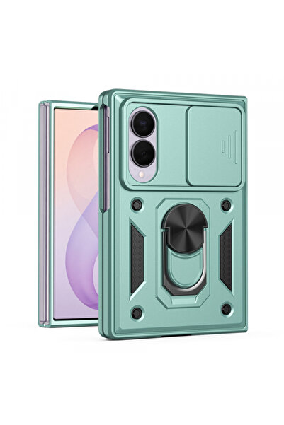 Techsuit Husa pentru Samsung Galaxy Z Fold8 F971, Techsuit, Camshield, Verde