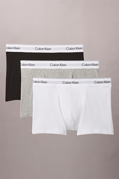 Calvin Klein Ανδρικά βαμβακερά μποξεράκια κανονικής εφαρμογής με λάστιχο στη ...