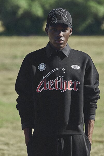 Bershka Bisiklet yaka print sweatshirt
