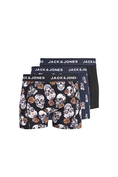 Jack & Jones Craul Skulls Erkek 3'lü Boxer (12301210-B)