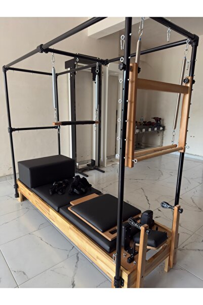Genel Markalar Eroğlu Pilates siyah combo cadillac reformer pilates aleti