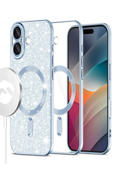 AUDIOX Husa MagSparks » iPhone 17, Γκλίτερ, Διπλή Στρώση, Κάλυμμα Φακού